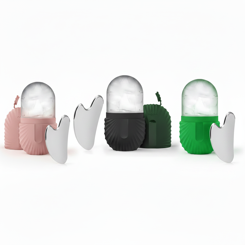 Ice Globe Roller - Rose, Black, Green